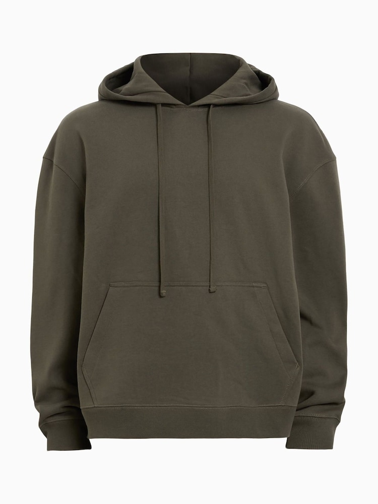 AllSaints Green Patton Oth Hood 100% Cotton Sweatshirt - Image 7 of 7 AllSaints Green Patton Oth Hood 100% Cotton Sweatshirt - Image 7 of 7