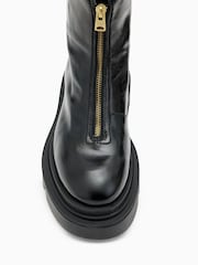 AllSaints Black Othello Boots - Image 4 of 5