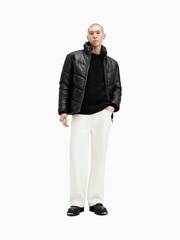 AllSaints Black Raya Puffer Jacket - Image 2 of 9