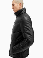 AllSaints Black Raya Puffer Jacket - Image 5 of 9