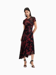 AllSaints Red Tasha Dress - Image 1 of 6