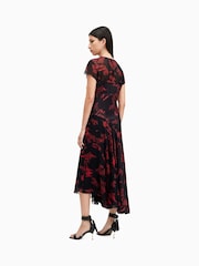 AllSaints Red Tasha Dress - Image 5 of 6
