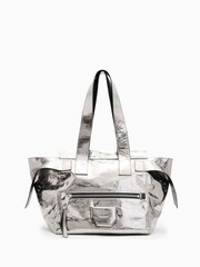 AllSaints Grey Perez Shoulder Bag - Image 1 of 6