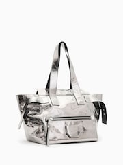 AllSaints Grey Perez Shoulder Bag - Image 3 of 6