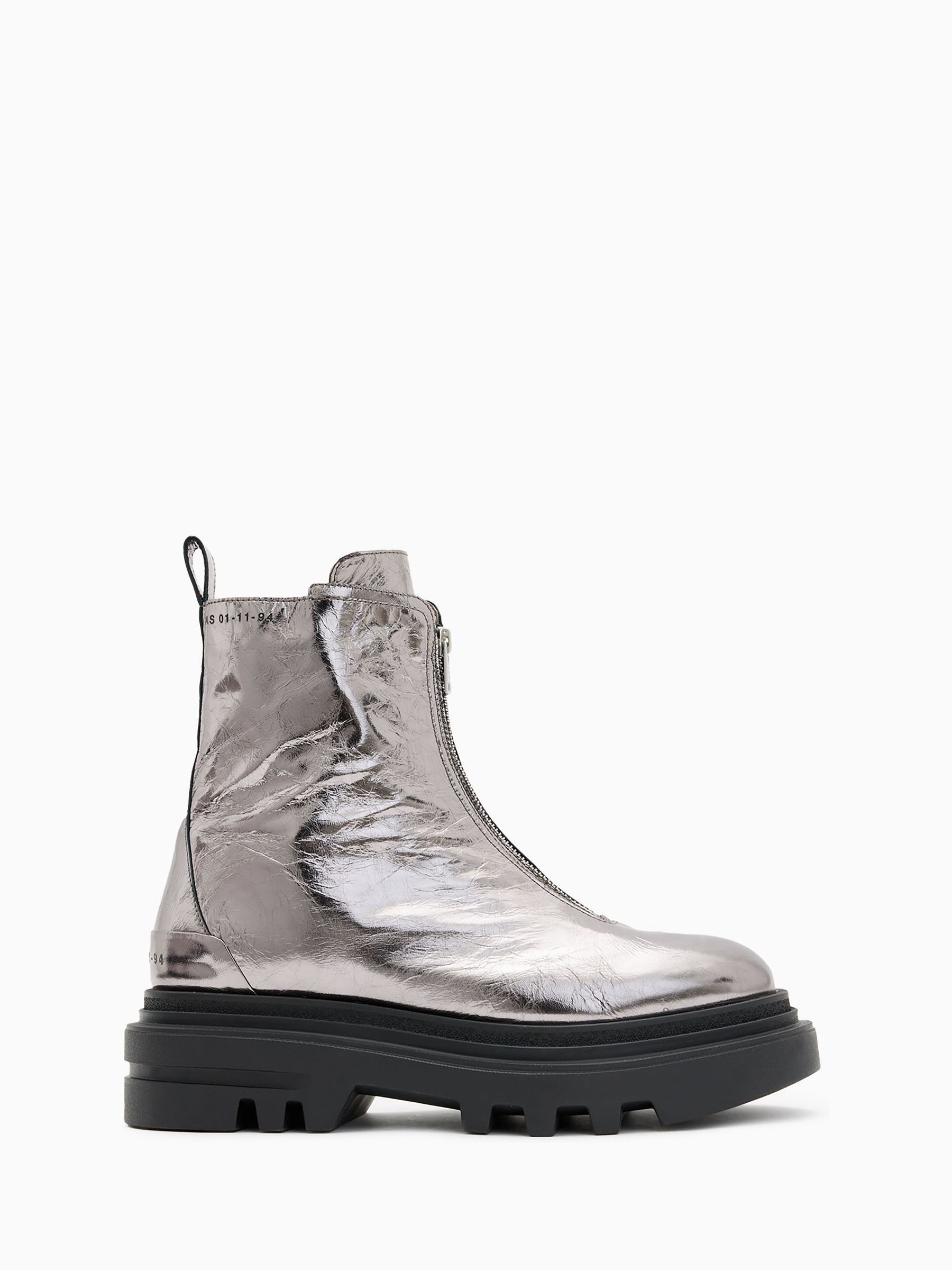Buy AllSaints Grey Othello Boots from Next USA