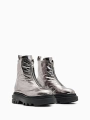 AllSaints Grey Othello Boots - Image 2 of 5