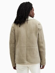 AllSaints Brown Paulson Coat - Image 8 of 9