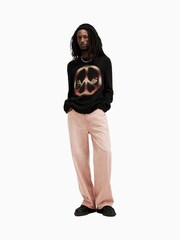 AllSaints Black Peace Crew Neck Jumper - Image 3 of 6