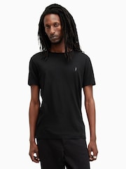 AllSaints Black Tonic Short Sleeve Crew T-Shirts 3 Pack - Image 1 of 7