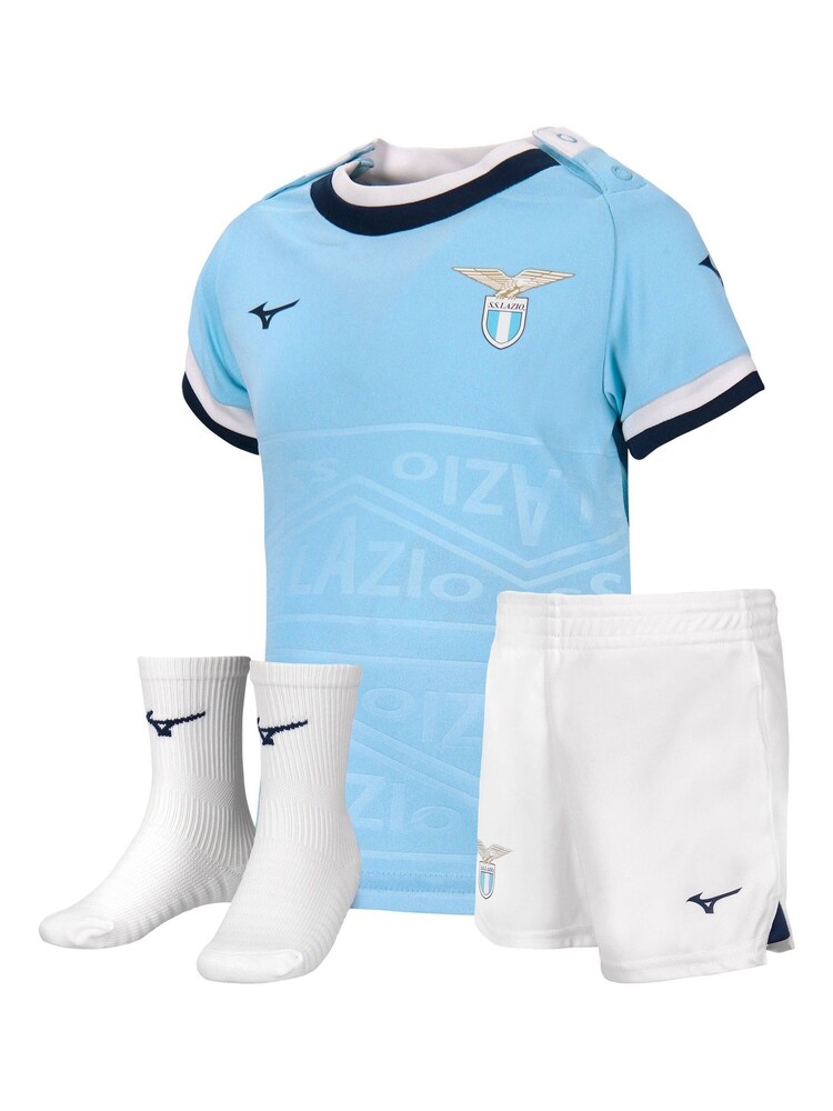 Fanatics Blue 100% Cotton Lazio Home Baby Kit 2024-25 - Image 1 of 5