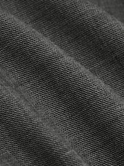 Reiss Charcoal Grey Malibu Regular-Fit Double-Breasted Sharkskin Wool-Blend Suit Blazer - Image 9 of 9