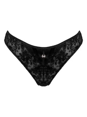 Pour Moi Black Sequin Brazilian Intense Sequin Briefs - Image 3 of 4