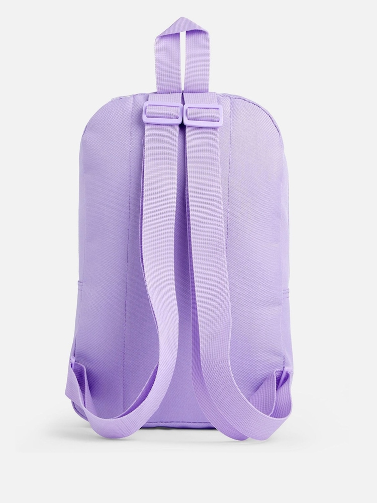 Personalised Kids Purple Backpack by Alphabet - Image 2 of 5