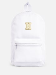 Alphabet Kids Personalised White Backpack - Image 1 of 5