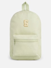 Personalised Kids Green Backpack by Alphabet - Image 1 of 5