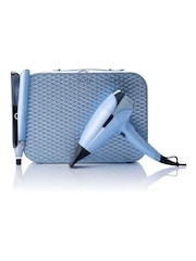 ghd Deluxe Chronos Hair Straightener Helios Hair Dryer Gift Set in Icy Blue - Image 3 of 5
