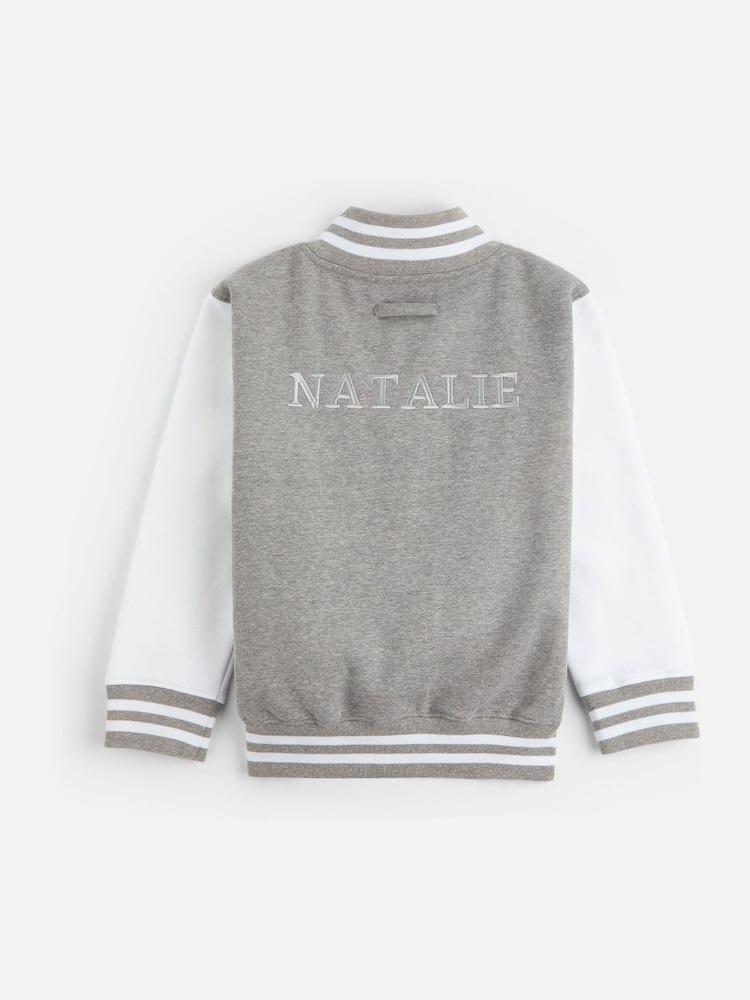 Personalised Kids Varsity Jacket by Dollymix - Image 2 of 5