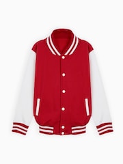 Personalised Kids Varsity Jacket by Dollymix - Image 1 of 5