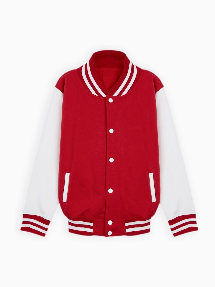 Personalised Kids Varsity Jacket by Dollymix - Image 1 of 5