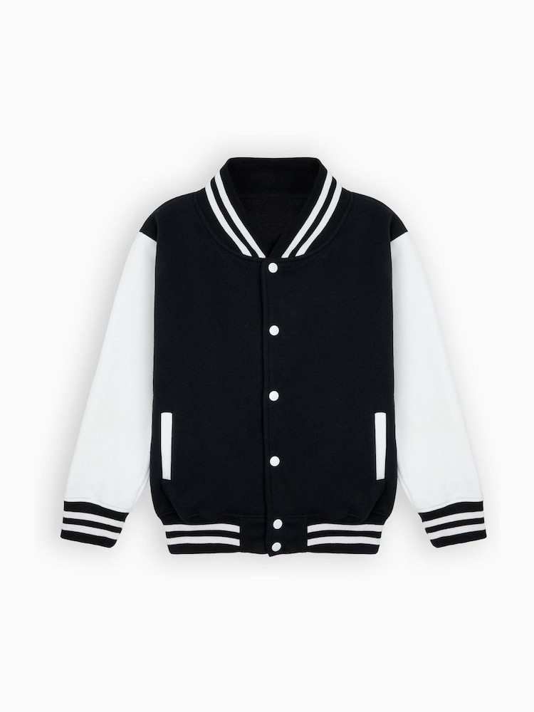 Personalised Kids Varsity Jacket by Dollymix - Image 1 of 5