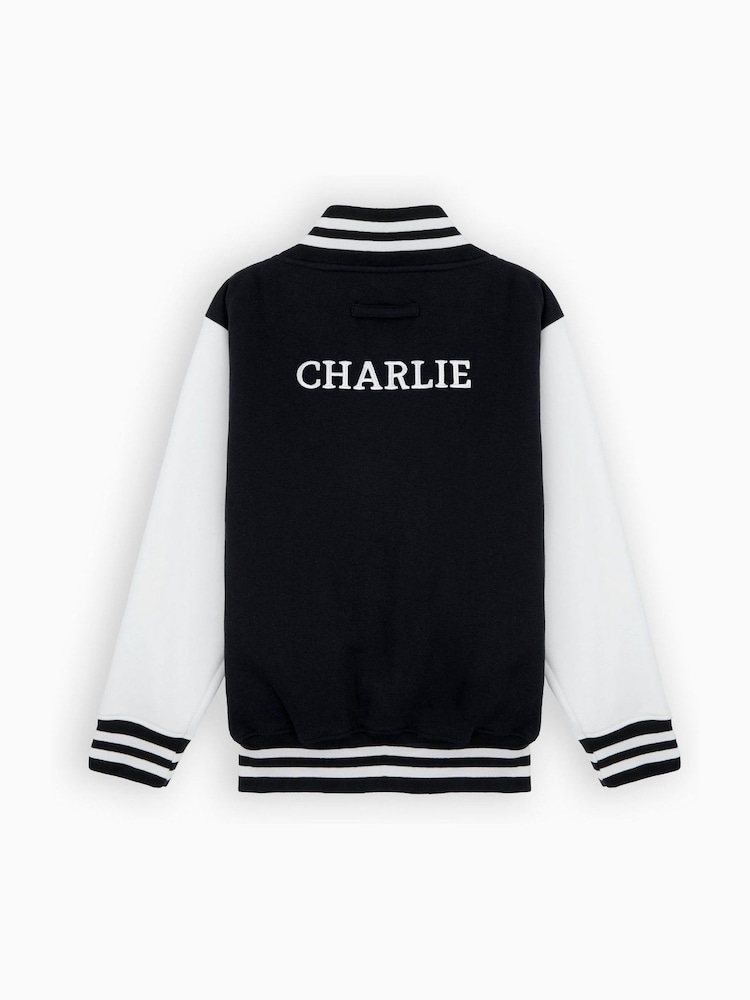 Personalised Kids Varsity Jacket by Dollymix - Image 2 of 5