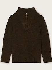 Monsoon Knit Quarter Zip Jumper - Изображение 1 из 3