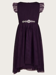 Monsoon Purple Penelope Belt Dress - Image 2 of 4
