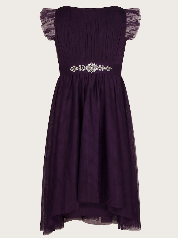 Monsoon Purple Penelope Belt Dress - Image 2 of 4