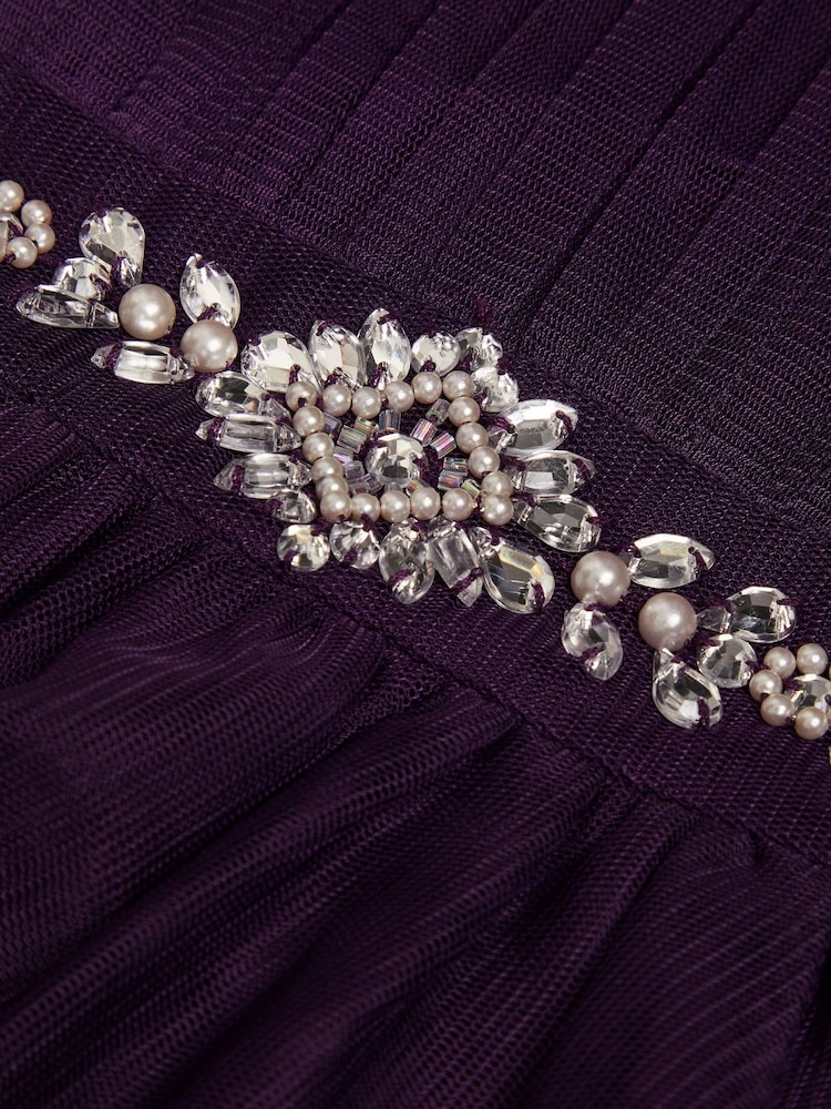 Monsoon Purple Penelope Belt Dress - Image 4 of 4
