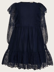 Monsoon Blue Victoriana Lace Dress - Image 1 of 3