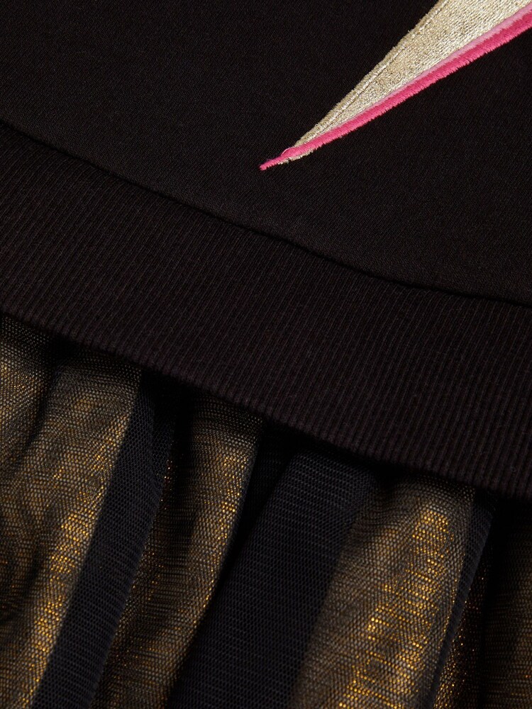 Monsoon Black 2-in-1 Lightning Jumper Dress - Image 3 of 3