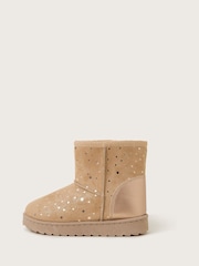 Monsoon Natural Shimmer Slouchy Boots - Image 3 of 3
