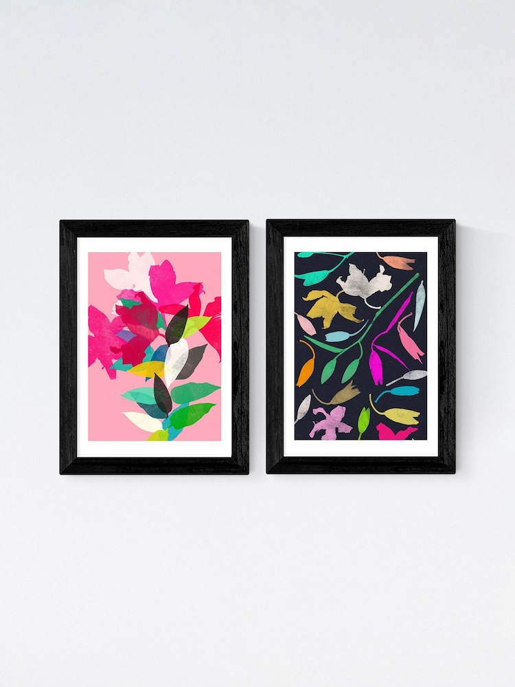 East End Prints Black Lily Diptych by Garima Dhavan - Image 2 of 2