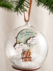 Twins First Christmas Hot Air Balloon Baby Details Bauble by No Ordinary Gift - Image 3 of 4