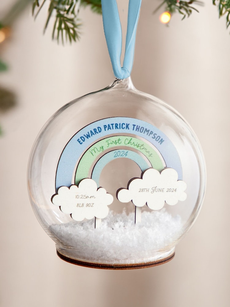 Rainbow Baby Details First Christmas Bauble by No Ordinary Gift - Image 4 of 4