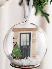 Personalised Layered Front Door Christmas Bauble by No Ordinary Gift - Image 3 of 5