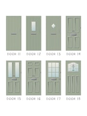 Personalised Layered Wooden Front Door Christmas Decoration by No Ordinary Gift - Image 2 of 4