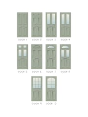 Personalised Layered Wooden Front Door Christmas Decoration by No Ordinary Gift - Image 4 of 4