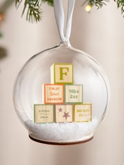 3D Wooden Building Blocks Baby Details Bauble by No Ordinary Gift - Image 1 of 2