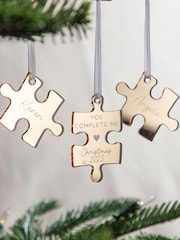 Personalised Pet Photo Christmas Bauble with Mirror Charm Tag by No Ordinary Gift - Image 2 of 2