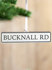 Personalised Street Sign Christmas Hanging Decoration by No Ordinary Gift - Image 3 of 3