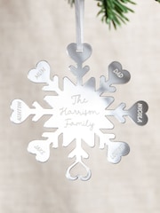 Snowflake Family Christmas Decoration by No Ordinary Gift - Image 2 of 2