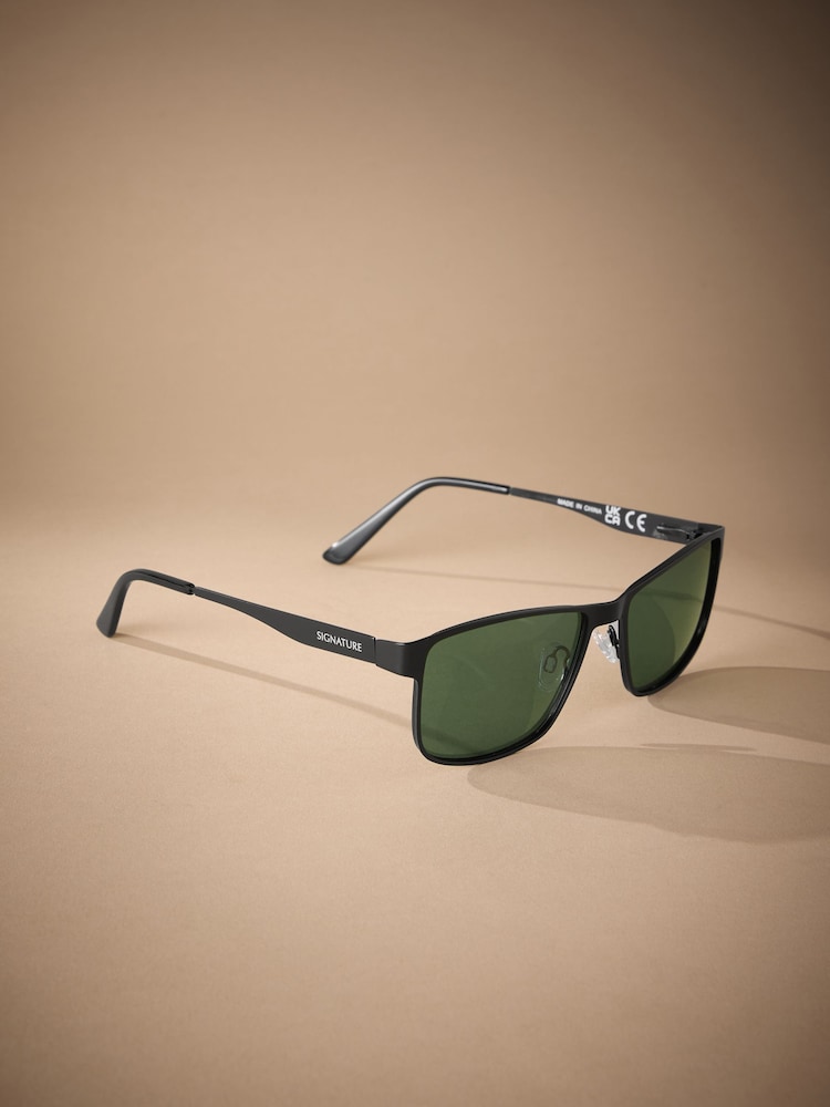 Black Signature Sunglasses - Image 2 of 5