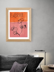East End Prints Oak Blossom Love Framed Print by Keren Parmley - Image 1 of 3