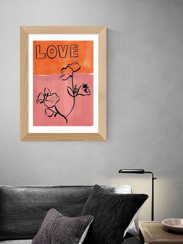 East End Prints Oak Blossom Love Framed Print by Keren Parmley - Image 1 of 3