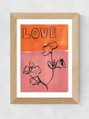 East End Prints Oak Blossom Love Framed Print by Keren Parmley - Image 2 of 3