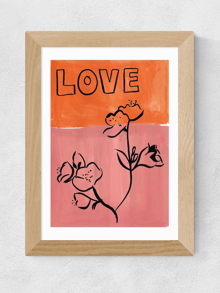 East End Prints Oak Blossom Love Framed Print by Keren Parmley - Image 2 of 3