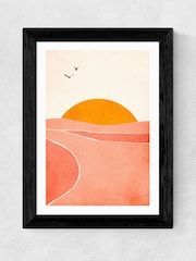 East End Prints Black Dancing In The Sun Framed Print Wall Art by Kubistika - Image 2 of 3