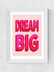 East End Prints White Dream Big Wall Art by Show Me Mars - Image 2 of 3