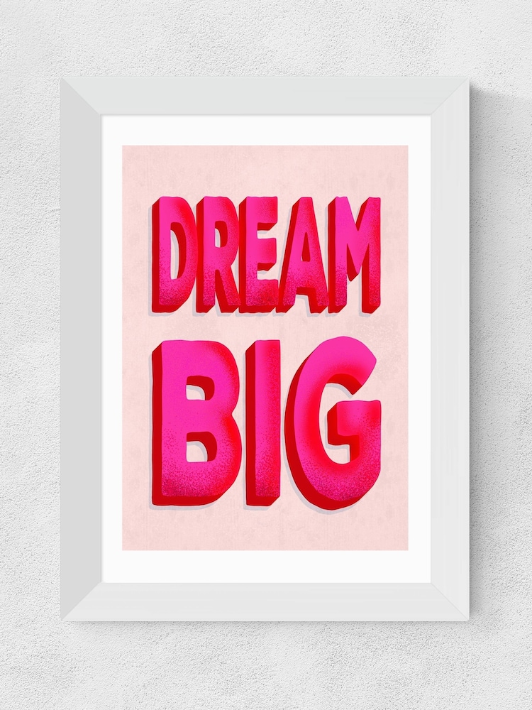 East End Prints White Dream Big Wall Art by Show Me Mars - Image 2 of 3